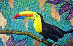 Obra de la artista Susan Ancínez. 