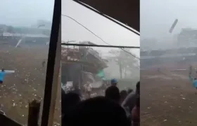 Imágenes del vendaval.