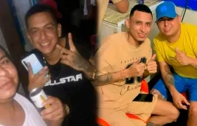 Reclusos tomando cerveza al interior de la cárcel El Bosque de Barranquilla.