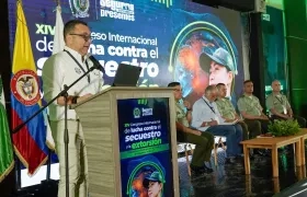 Yesid Turbay en la instalación del XIV Congreso Internacional de Lucha Contra el Secuestro y la Extorsión 