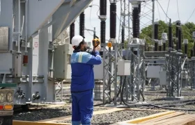 Estación de energía en Magdalena. 