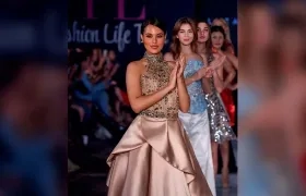 Andrea Romero en la Semana de la Moda de Nueva York.