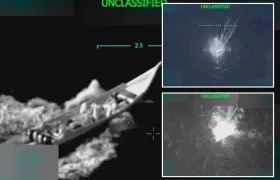 La embarcación atacada pertenecería a la banda crininal 'Tren de Aragua'. 