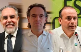 Armando Benedetti; Federico Gutiérrez y Alejandro Eder.