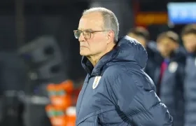 El argentino Marcelo Bielsa, entrenador de la selección uruguaya.