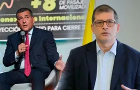 Alcalde Dumek Turbay y Óscar Torres, presidente de la ANI.