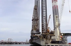 Exploración de hidrocarburos. Imagen de referencia