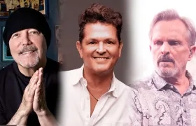 Rubén Blades, Carlos Vives, Miguel Bosé. 
