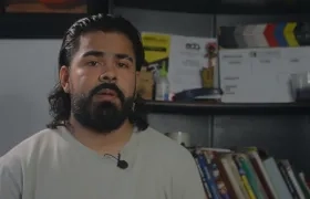 Yeiser García, estudiante de la EDA. 