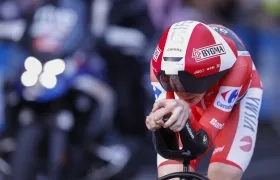 Jonas Vingegaard fue noveno en la contrarreloj de este jueves. 