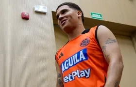 Juan Fernando Quintero, mediocampista de River Plate y de la Selección Colombia.