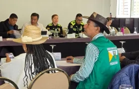 Mesa Nacional de Seguridad con las JAC.