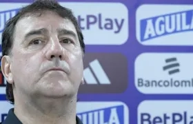 El argentino Néstor Lorenzo, entrenador de la Selección Colombia.