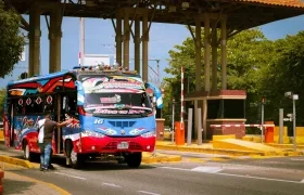 Peaje Papiros, en Puerto Colombia.