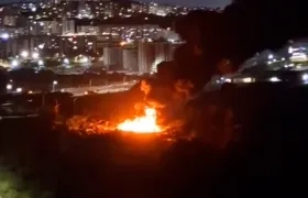 Quemas de basura en la Circunvalar. 
