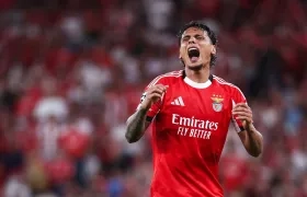 El colombiano Richard Ríos firmó contrato hasta 2030 con el Benfica. 
