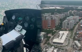 Sobrevuelos por Barranquilla. 