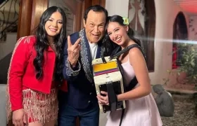 Dianey Hoyos, Alfredo Gutiérrez e Isabel Sofía Picón.