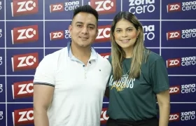 Luis Montilla, ministerio de Pasto y Adriana Moreno, servidora de 'Alabemos fest'.