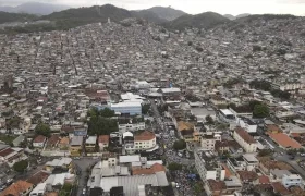 Favelas en Río de Janeiro, Brasil.