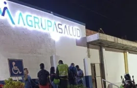 A Agrupasalud fue llevado por la Policía el presunto delincuente herido. 