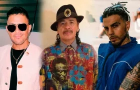 Alejandro Sanz, Carlos Santana y Rauw Alejandro