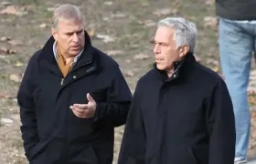 El príncipe Andrés y el magnate Jeffrey Epstein.