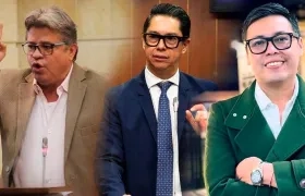 Wilson Arias, Pedro Flórez y Walter Rodríguez, más conocido como 'Wally'.