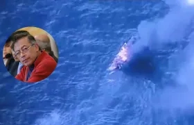 Ataque a lancha en el mar Caribe.