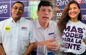 Antonio Bohórquez, Jaime Arturo Santamaría Acosta y Andrea Carolina Vargas De La Hoz.