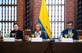 La canciller Rosa Villavicencio.