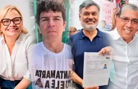 María Margarita Guerra, el 'Mono' Martínez, Luis Augusto Santana y Rafael Emilio Noya.