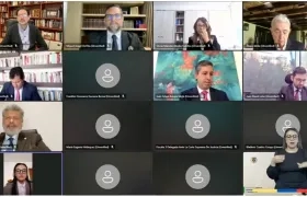 Captura de pantalla de video de la audiencia