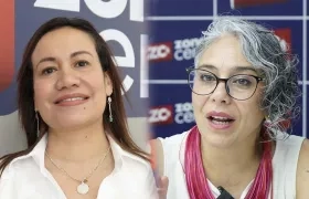Carolina Corcho y María José Pizarro.