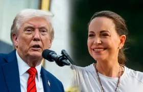 Donald Trump y María Corina Machado.