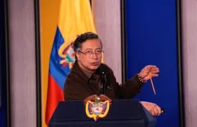 El Presidente Gustavo Petro.