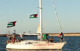Barco de la Flotilla Global Sumud (GSF).