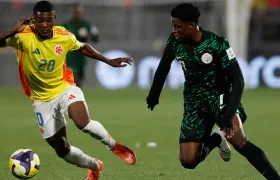 Joel Canchimbo, extremo de la Selección Colombia.