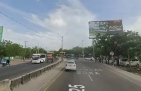 Lugar donde murió la mujer.