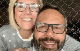 Marianela González y su esposo Rafael Tudares