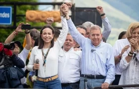 María Corina Machado junto a Edmundo González Urrutia