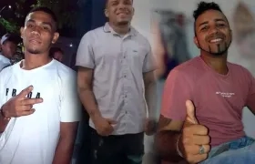 José Robles Rocha, Jeferson Villegas Ramírez y Alejandro Osorio Piñeres.