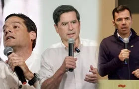 Mauricio Gómez, Juan Fernando Cristo y Guillermo Rivera.