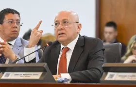 Ministro de Justicia y del Derecho, Eduardo Montealegre Lynett.