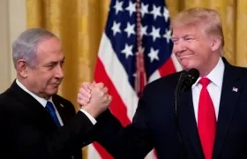 Benjamín Netanyahu y Donald Trump.