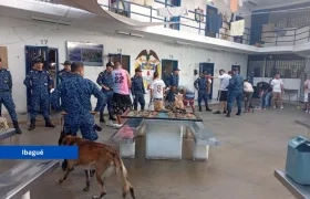 Operativos del Inpec en cárceles del país este jueves. 