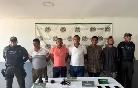 Capturados presuntos integrantes de 'Los Pachencas'. 