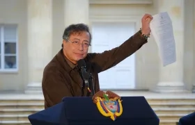 Gustavo Petro, presidente de la República. 