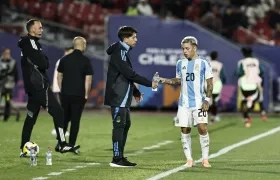 El entrenador de Argentina, Diego Placente.