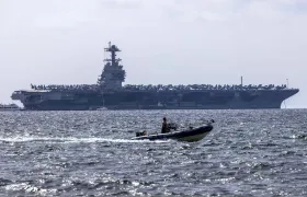 Portaviones nuclear estadounidense USS Gerald R. Ford.